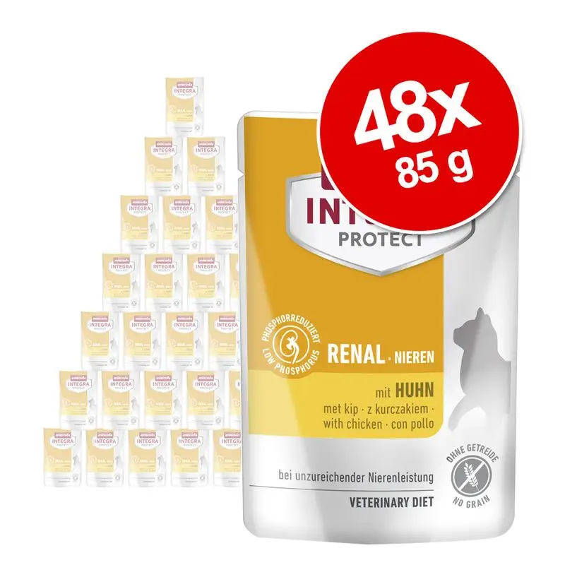 Výhodné balení animonda Integra Protect Adult ledviny 48 × 85 g Super Cena