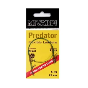 Omezená Nabídka Mivardi Predator - lanko obratlík + karabinka 12 kg