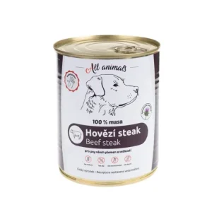 Nejlepší Volba All Animals DOG hovězí steak 800g