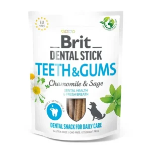 Brit Dog Dental Stick Teeth & Gums Chamomile & Sage 7ks Nakupujte Hned