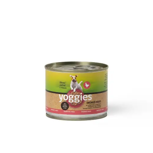 200g Yoggies drůbeží konzerva se zeleninou a ovesnými vločkami Výhodná Nabídka