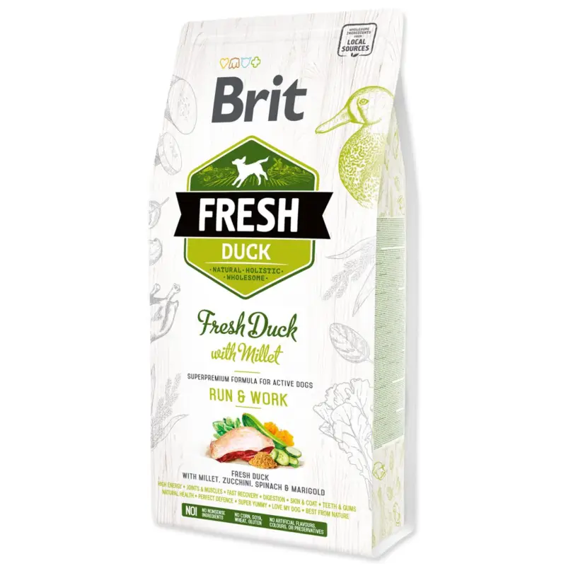 Hit Sezóny Brit Dog Fresh Duck & Millet Active Run & Work 2,5kg