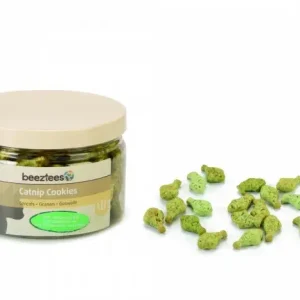 Akční Nabídka Beeztees Pamlsky Catnip s lososem pro kočky 55g