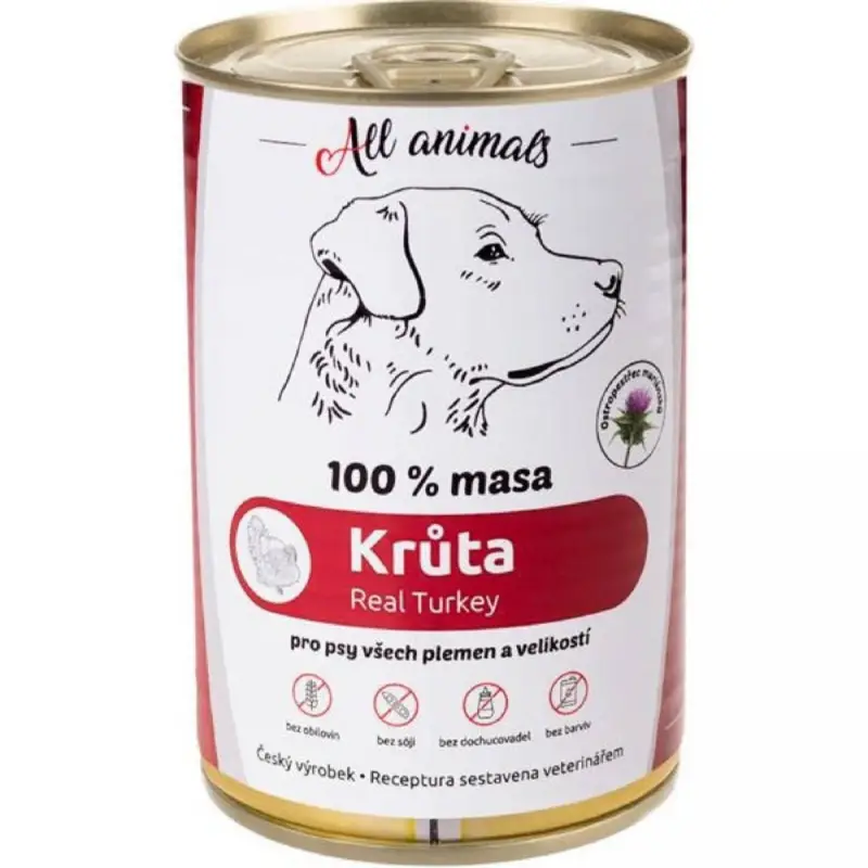 All Animals DOG Krůtí mleté 400g Oblíbený