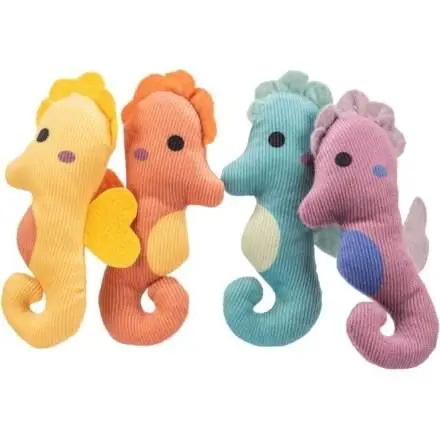 Značkový Mořský koník s catnipem 11 cm, plyš, mix barev