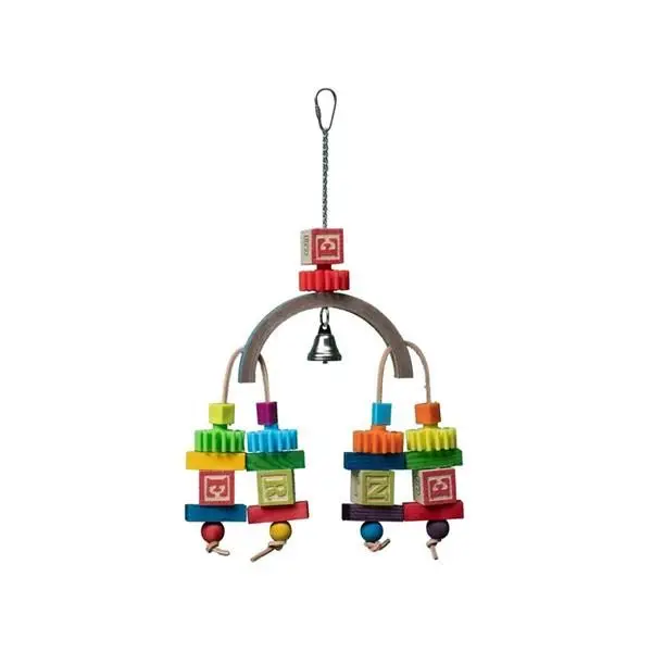Novinka Hračka pták barevná, Multiplay Quapas! 35,6x20cm