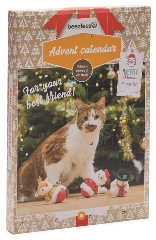 Bezpečná Platba Beeztees PURR Adventní kalendář pro kočky 100g