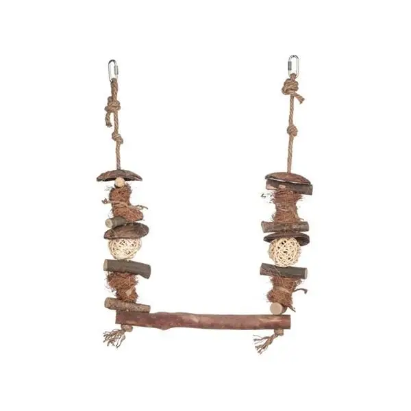 Top Prodej Hračka pták přírodní, houpačka Swing Bar Quapas! 45x30cm