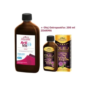 Artivit sir. 500 ml+ostropestřec olej 200 ml zdarma Nejprodávanější