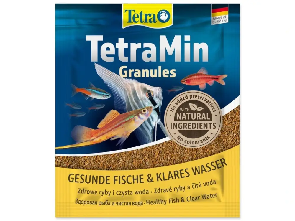 Vysoce Kvalitní Krmivo Tetra Min Granules 15g sáček