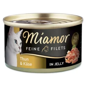 Konzerva Miamor Feine Filets Adult tuňák se sýrem v želé 100g Sleva