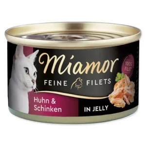 Konzerva Miamor Feine Filets Adult kuře se šunkou v želé 100g Nejprodávanější