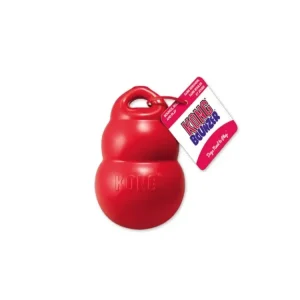 Kong Bounzer Medium gumová interaktivní hračka 15x10cm Zlevněný