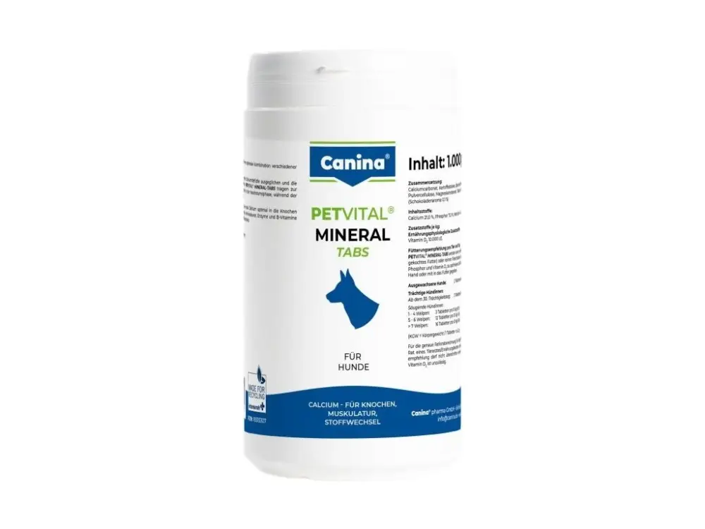 Canina Petvital Mineral Tabs 1000g (500tbl) Víkendová Akce