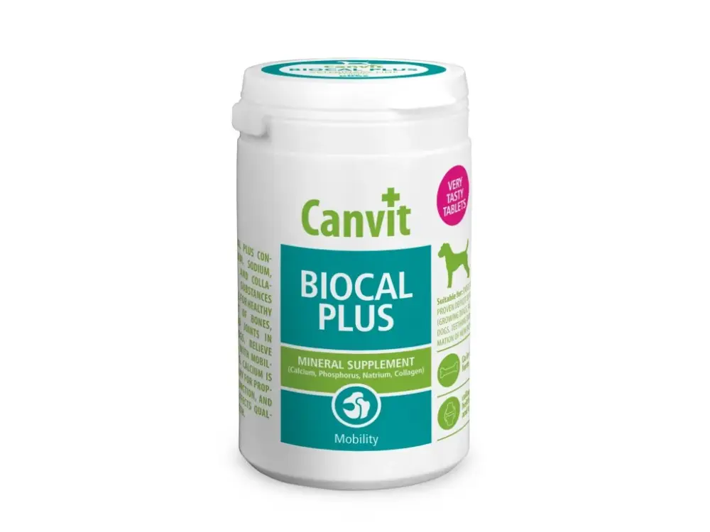 Canvit Biocal Plus pro psy ochucený 1000g Dokud Zásoby Vydrží