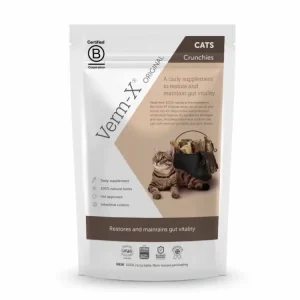 Verm-X Přírodní granule proti střevním parazitům pro kočky 60g Vrácení Zdarma
