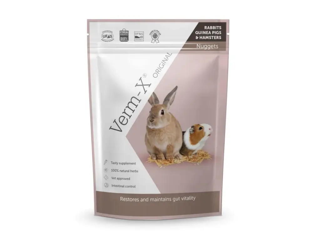 Verm-X Přírodní nugetky proti střevním parazitům pro králíky a hlodavce 180g Must-Have