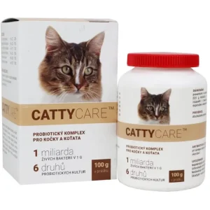 Catty Care Probiotika pro kočky a koťata plv 100g Kup Teď