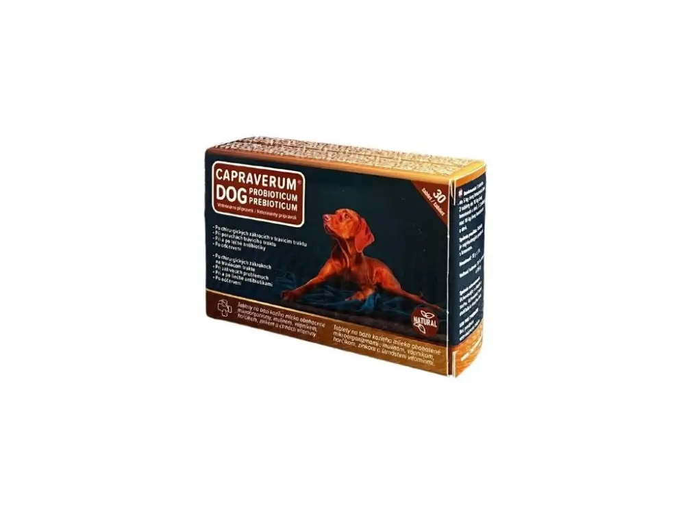 CAPRAVERUM DOG probioticum-prebioticum 30tbl Výprodej