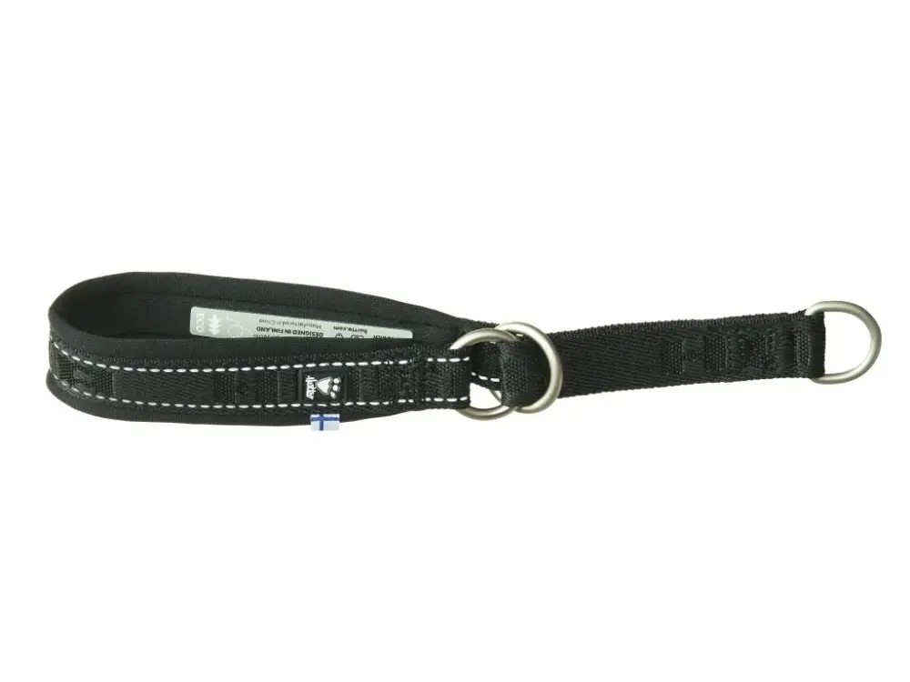 Cenový Hit Obojek Hurtta Casual ECO polostahovák černý 30-40cm