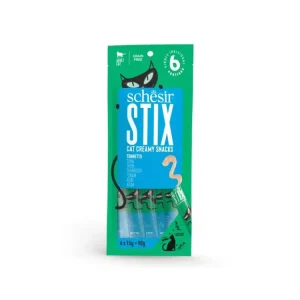 Akční Nabídka Schesir Cat pochoutka Stix Liquid Snack tuňák 6x15g