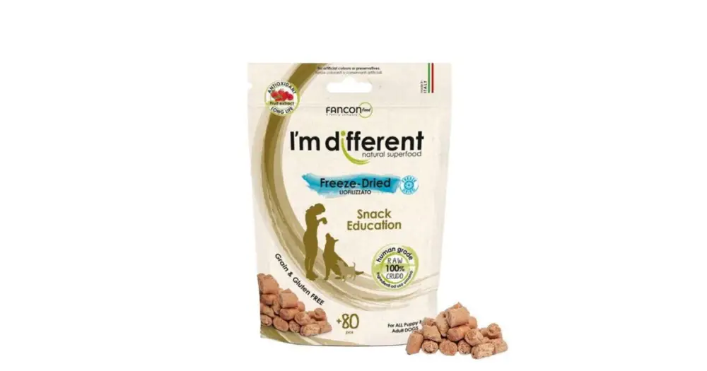 I´M DIFFERENT SNACK výcvikový mrazem sušený pamlsek, 40 g Super Cena