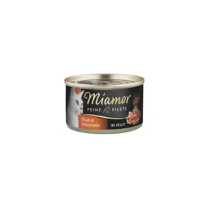 Sleva Miamor Cat Filet konzerva tuňák+křepelčí vejce 100g