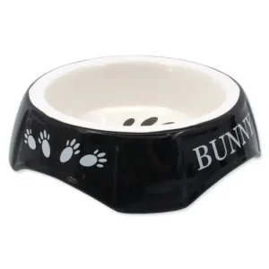 Jen Po Omezenou Doba Miska SMALL ANIMALS potisk Bunny černá 15 cm 1ks