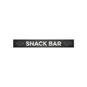 Autentický Topper - deska s nápisem SNACK BAR k #9021, 117.5 x 15.5 cm