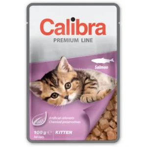 Přímo Od Výrobce Calibra Cat kapsa Premium Kitten Salmon 100g