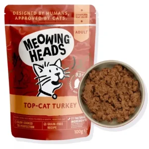 Expresní Doručení Kapsička Meowing Heads Top Cat Turkey 100g