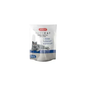 Jen Po Omezenou Doba Podestýlka PURECAT natural silica 15l Zolux