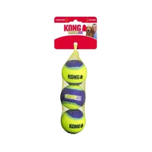 Hračka tenis CrunchAir míč 3 ks M KONG Akční Cena