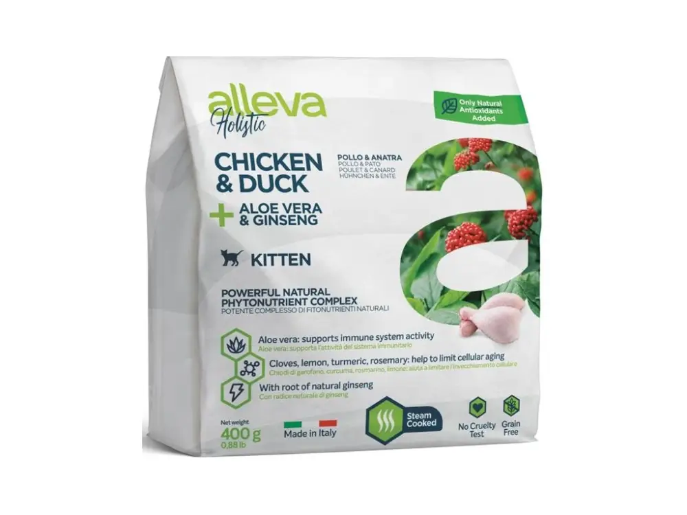 ALLEVA HOLISTIC Cat Dry Kitten 400g Zlevněný