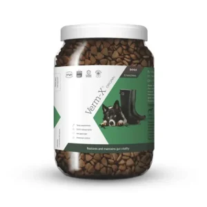 Bezpečná Platba Verm-X Přírodní granule proti střevním parazitům pro psy 650g