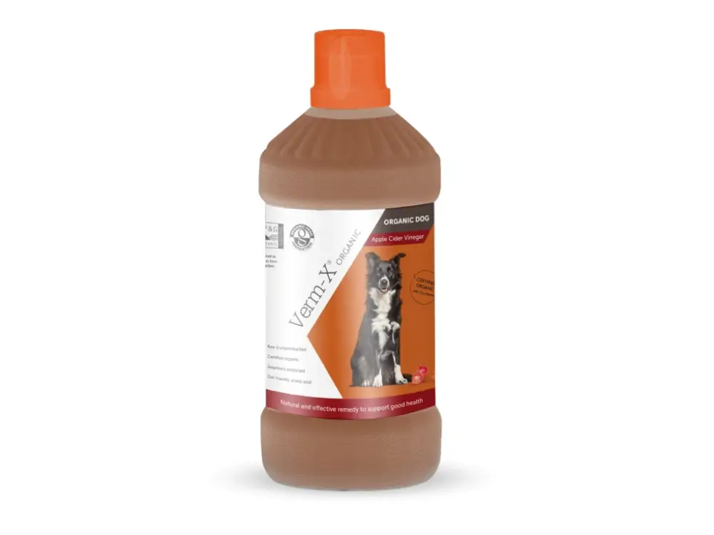Verm-X Organický jablečný ocet pro psy 1l Tovární Cena