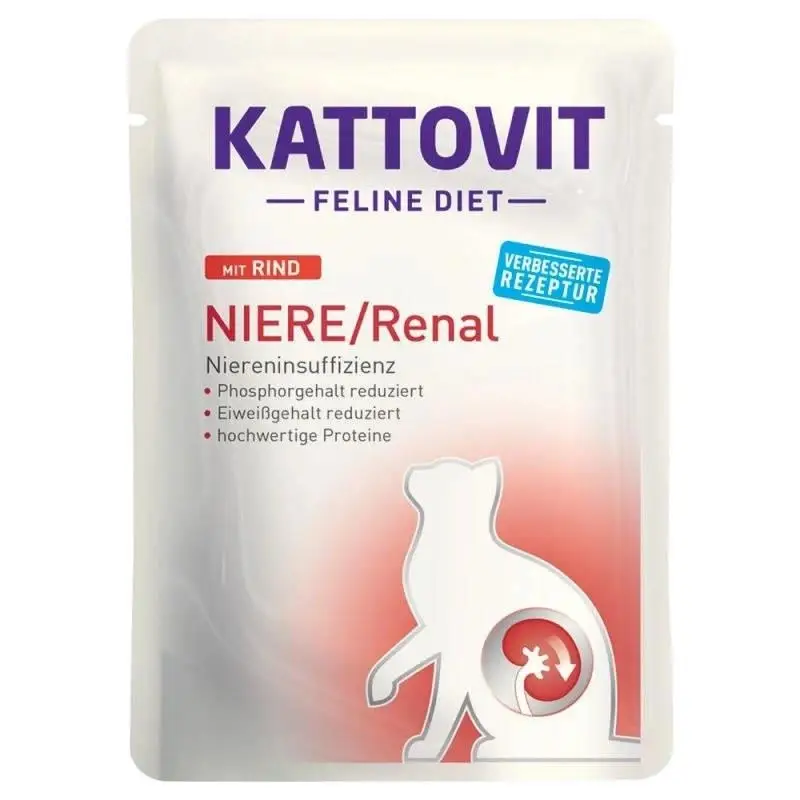 Akční Nabídka Kattovit Niere/Renal hovězí 85g sáček