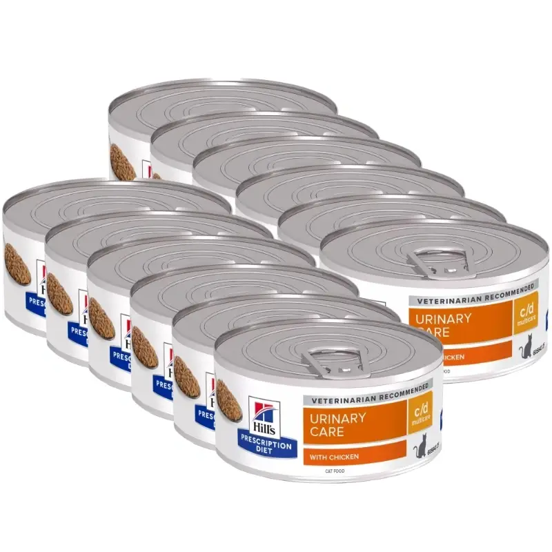 Speciální Cena HILL'S PD Prescription Diet Feline c/d Multicare 12x156g SLEVA 2%