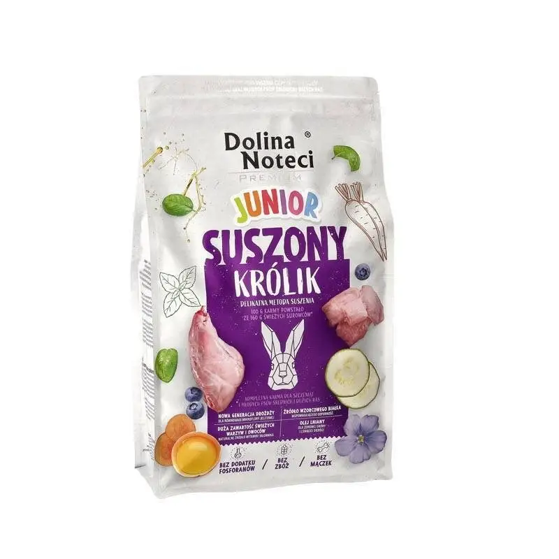 Levný DOLINA NOTECI Premium Junior Rabbit sušené krmivo pro psy 4kg
