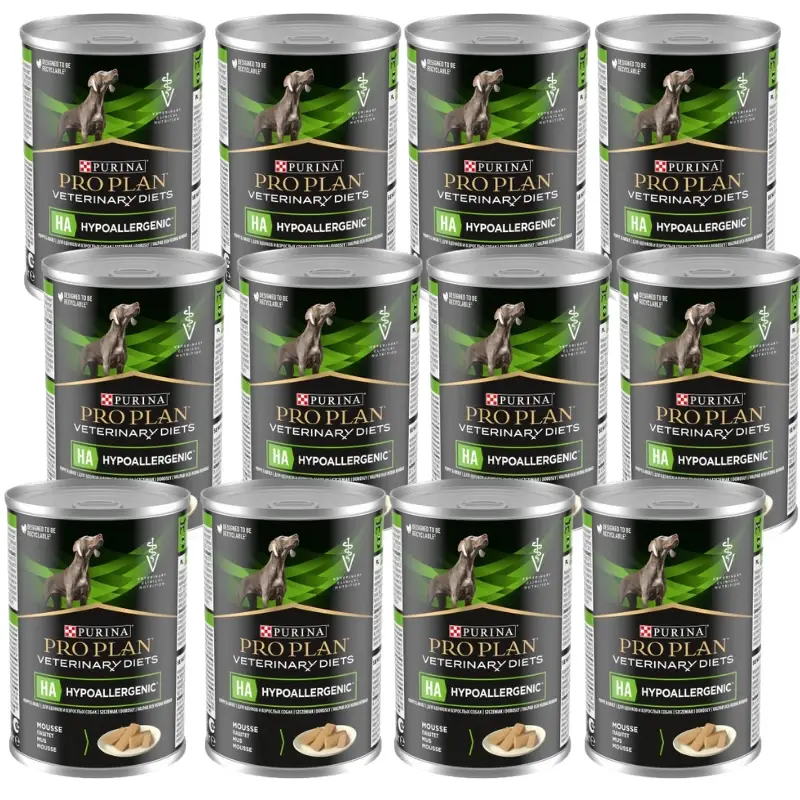 Výprodej Purina Pro Plan Veterinary Diets HA Hypoallergenic 12x400 g