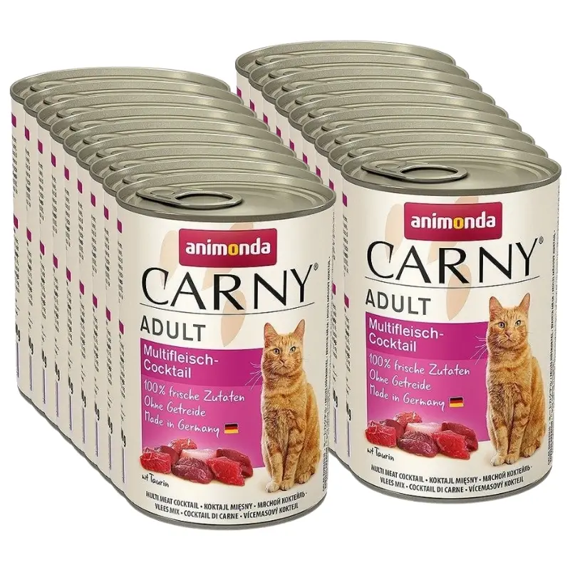 Časově Omezené ANIMONDA Cat Carny Adult příchuť: koktejl z více mas 18x400g