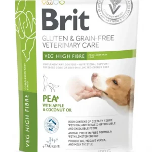 183 / 5 000 BRIT GF Veterinární dieta pro psy Veg vláknina 400g Tovární Cena