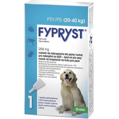 Finální Výprodej Fypryst Spot-on Dog L sol 1x2,68ml (20-40kg)