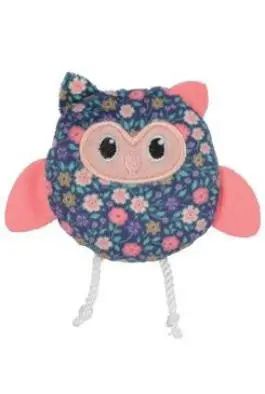 Autentický Hračka kočka ETHICAT FLORAL sova catnip Zolux