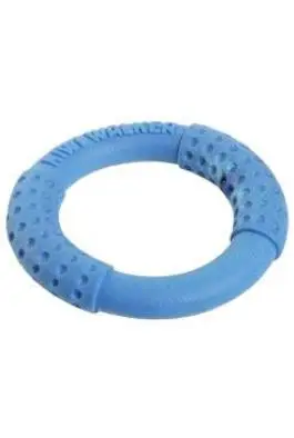 Must-Have Hračka pes RING MINI plovací a létající z TPRpěny,modrý KW