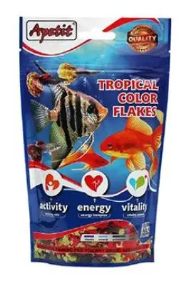 Finální Výprodej Apetit krmivo Tropical color flakes 50g/12