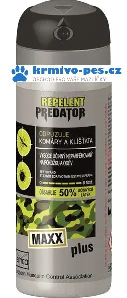 PREDATOR MAXX plus repelent spray 80ml Vysoce Kvalitní