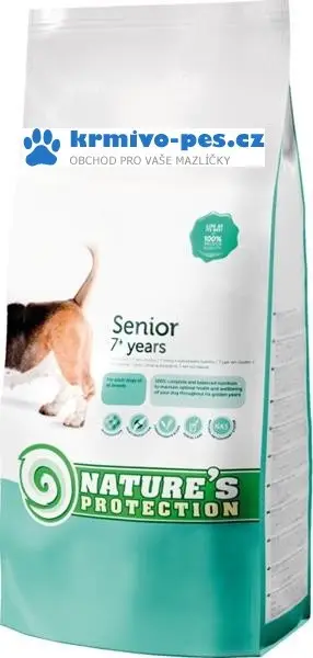 Nature's Protection Dog Dry Senior 12kg Poslední Šance