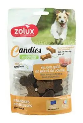 Pochoutka pes CANDIES Max kost drůbež, játra 150g Zolux Vrácení Zdarma
