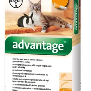 Advantage pro malé kočky a králíky 40mg 1x0,4ml Nejprodávanější